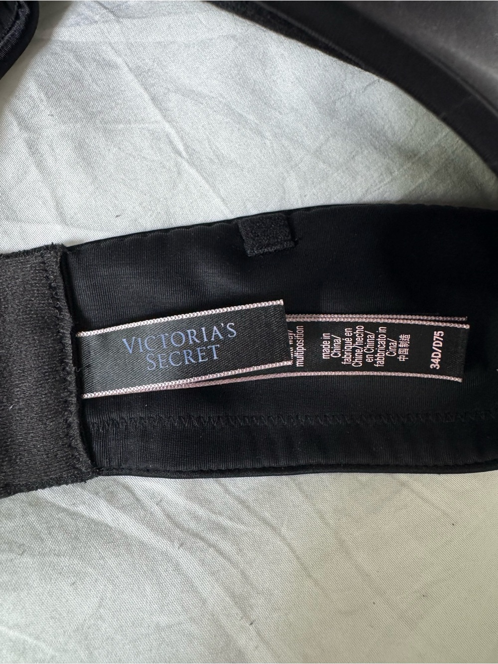 Victoria's Secret Black Strapless Smooth Cup Bandea BOMBSHELL - Picture 3 of 5